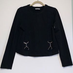 Zara Long Sleeve Buckle long sleeve shirt. Size Small. Good condition.